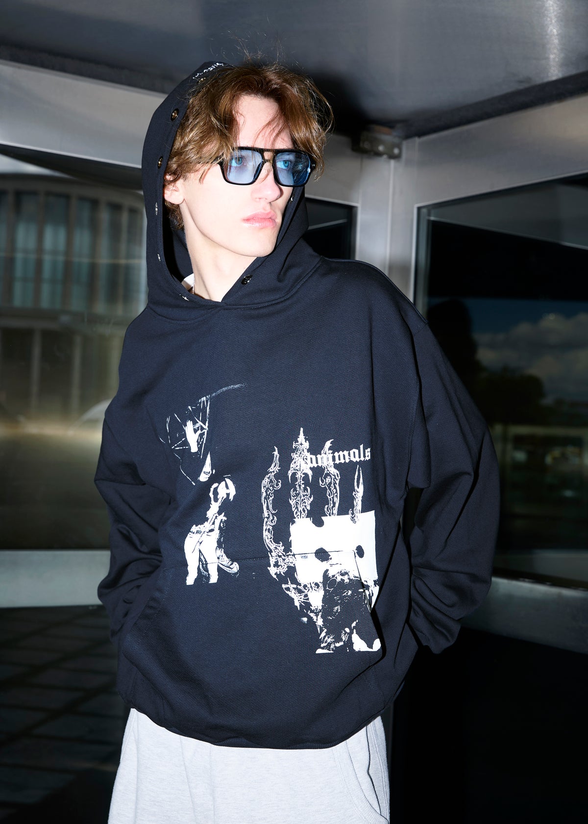 MASK black hoodie