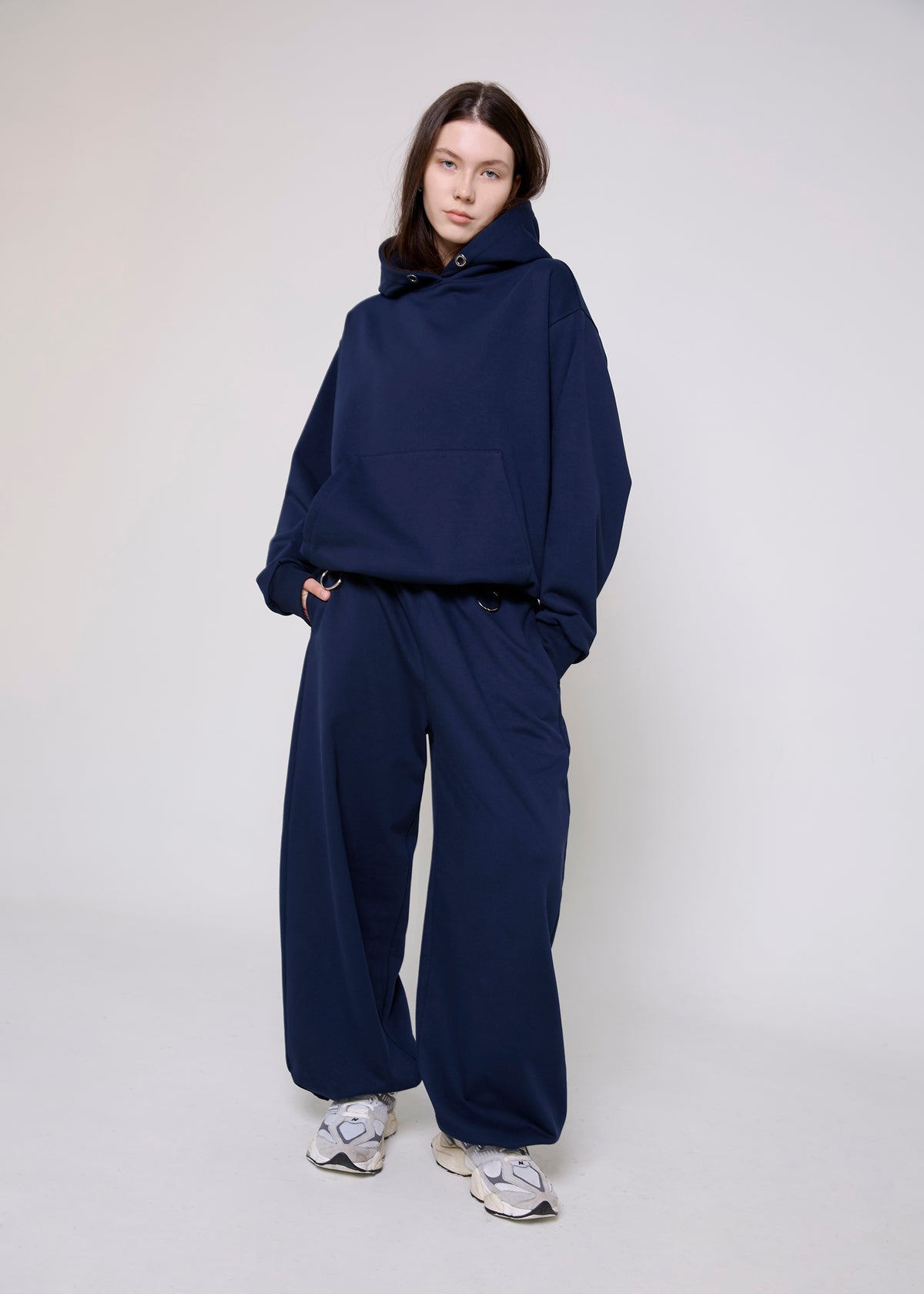 BASIC & BUBBLE navy set