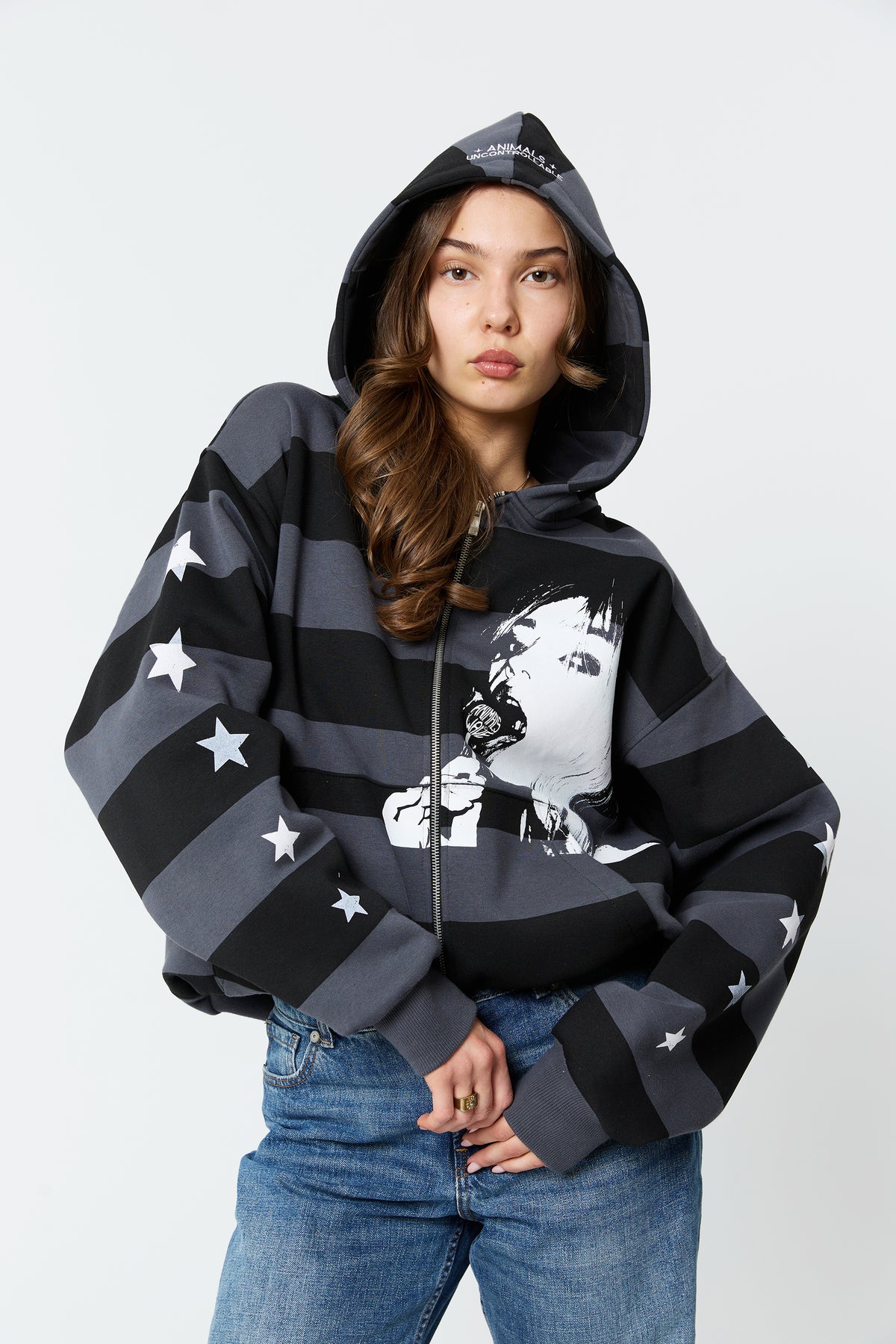 LOLLIPOP zipped hoodie