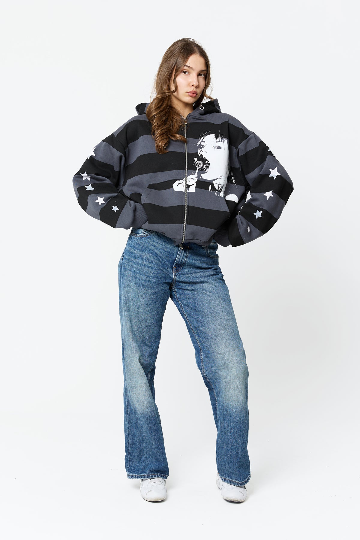 LOLLIPOP zipped hoodie