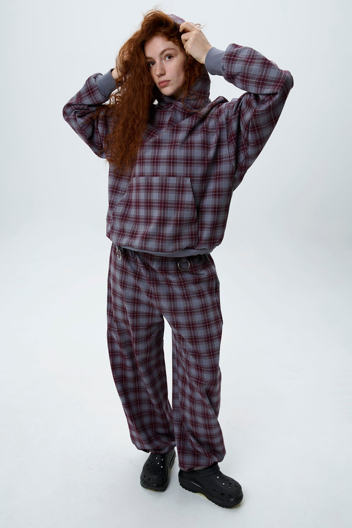 TARTAN GREY hoodie