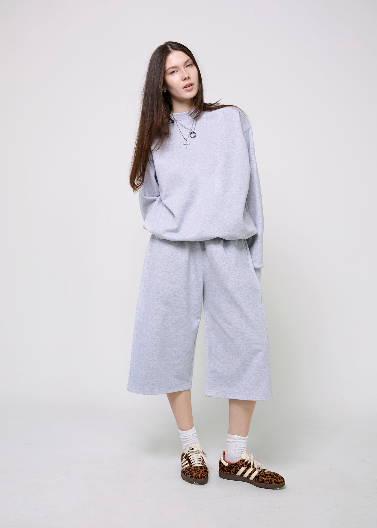 BUBBLE melange shorts