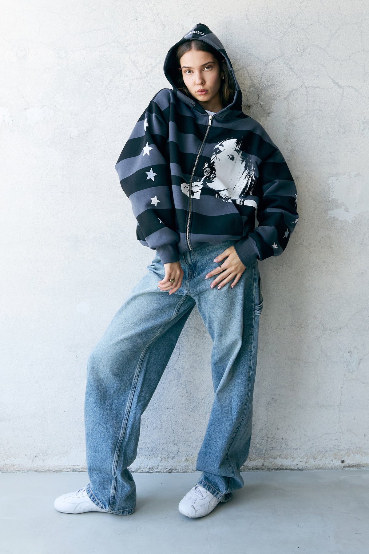 LOLLIPOP zipped hoodie