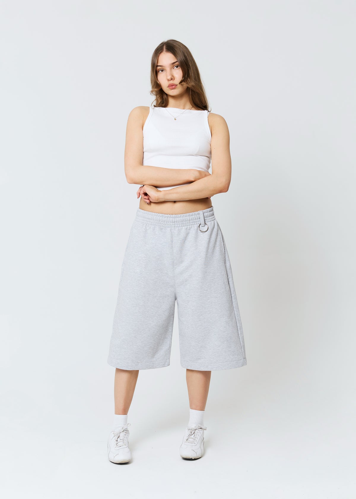 BUBBLE melange shorts