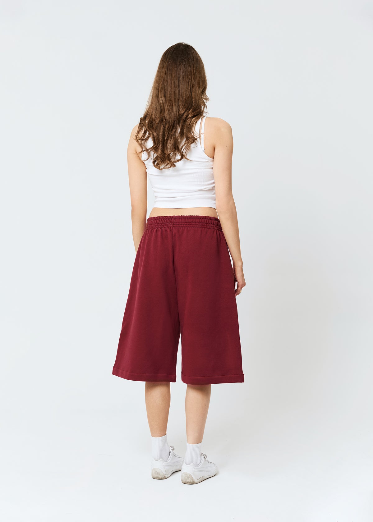 BUBBLE burgundy shorts