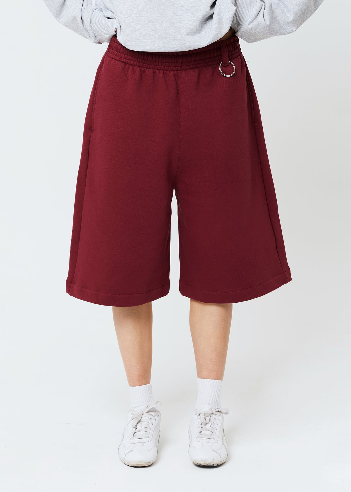 BUBBLE burgundy shorts