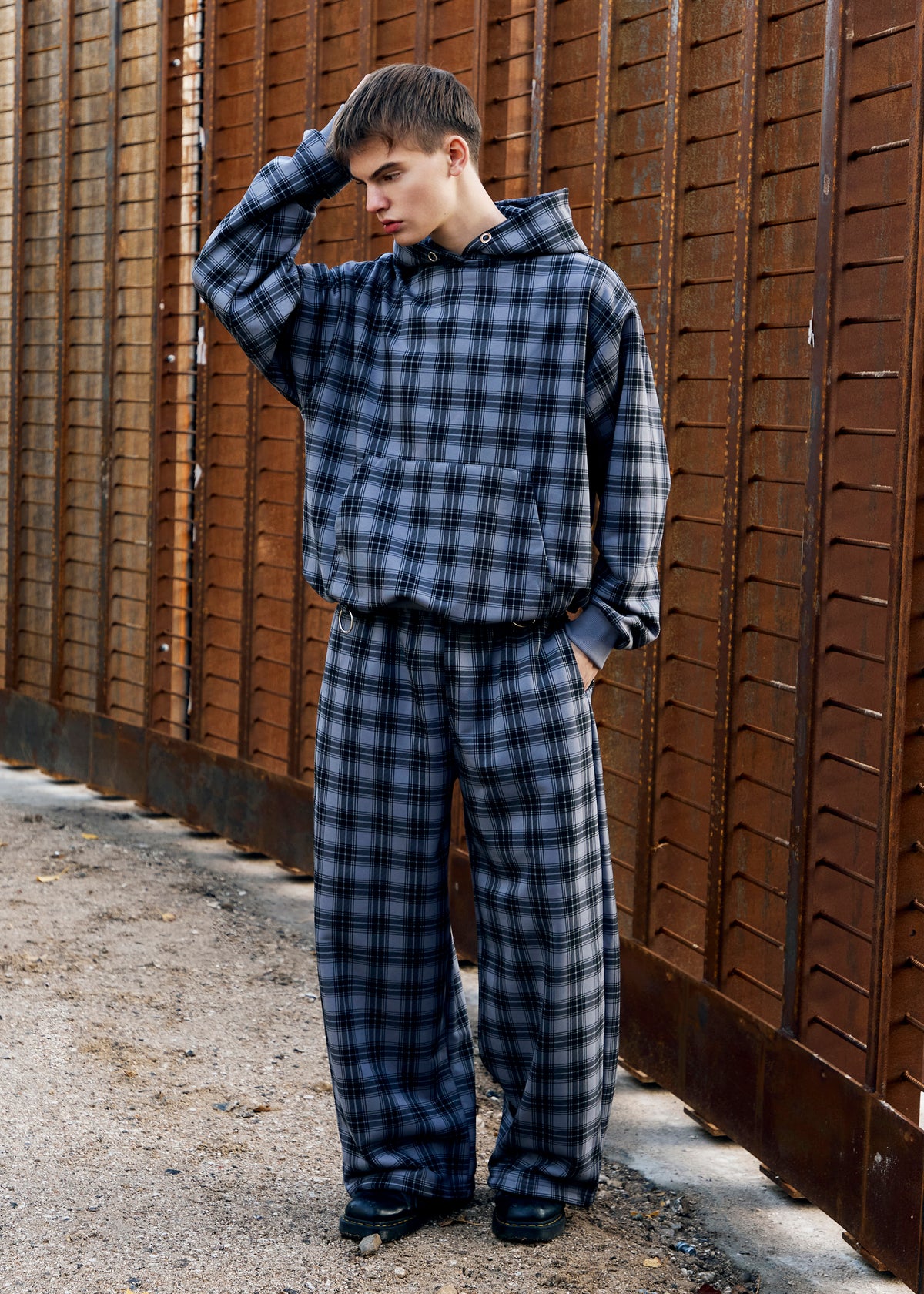 TARTAN BLACK hoodie