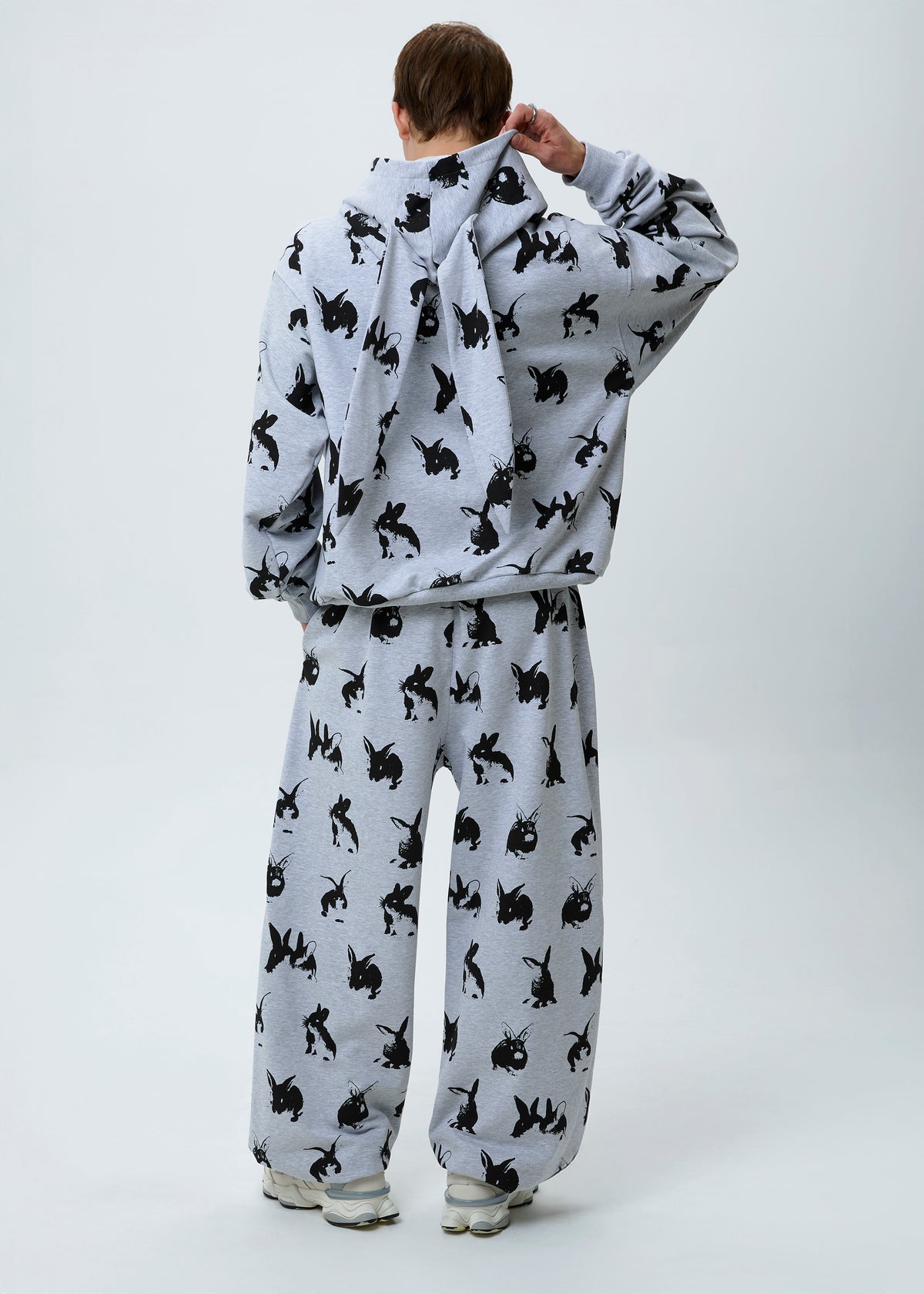 RABBIT grey hoodie