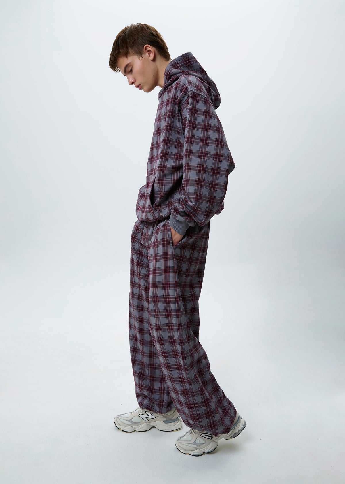 TARTAN GREY hoodie